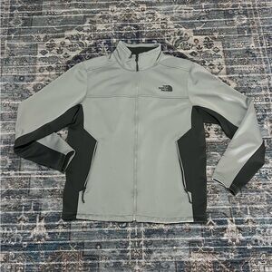 The North Face Men's Light Gray and Dark Gray Performance Jacket